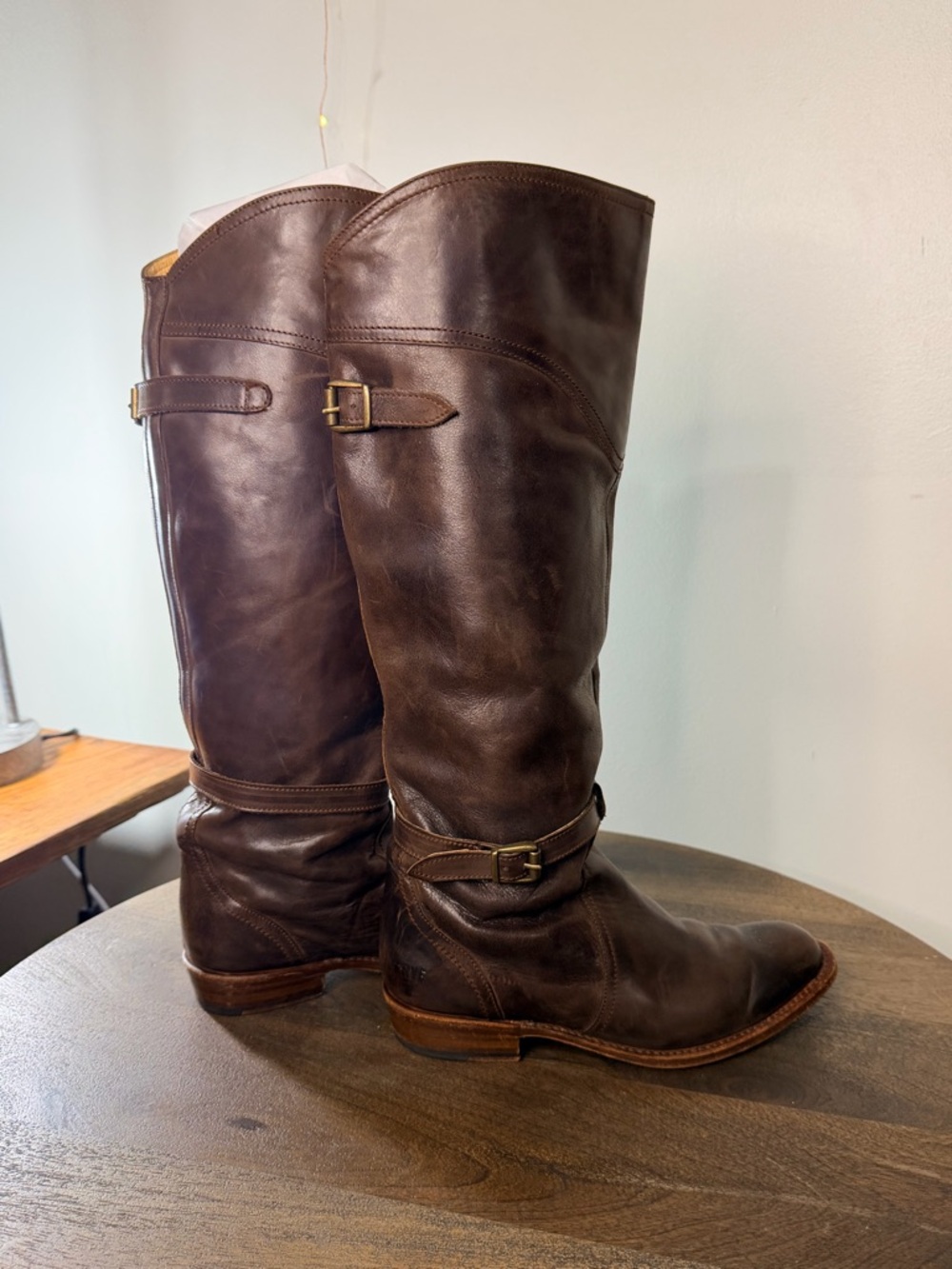 Frye Dorado Knee High Riding Boots- Vintage